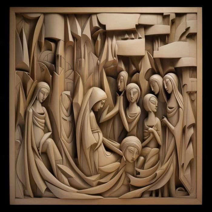 نموذج ثلاثي الأبعاد لآلة CNC 3D Art 